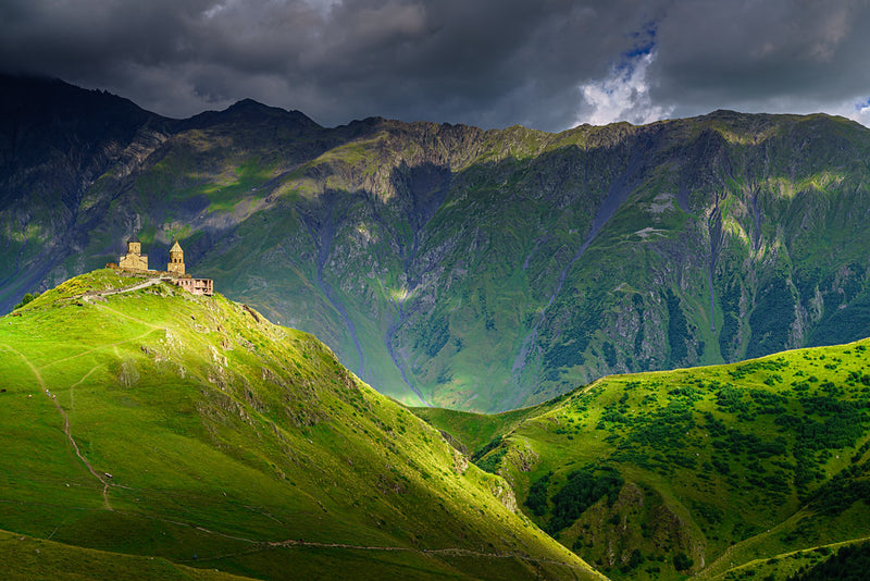 Day 8 — Stepantsminda → Gveleti Waterfall → Gergeti Trinity Church → Truso Valley