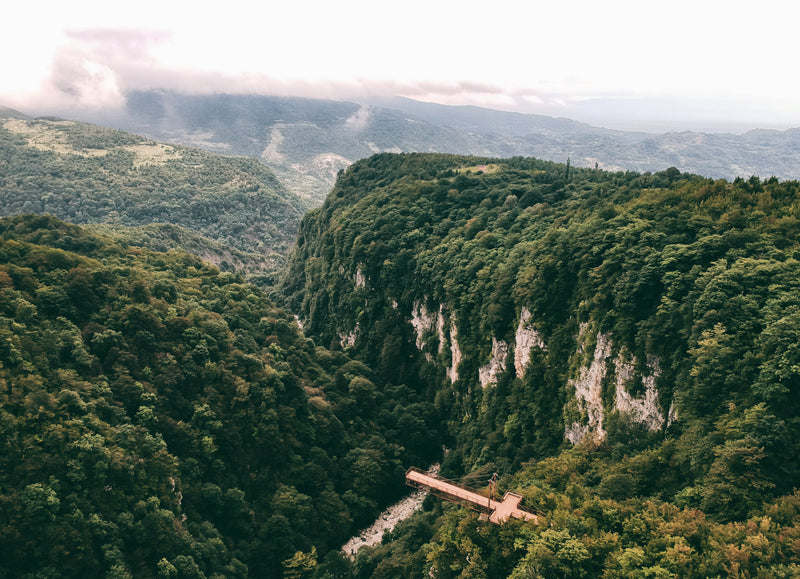 Day 3 — Kutaisi → Okatse Canyon → Martvili Canyon → Enguri Dam → Mestia